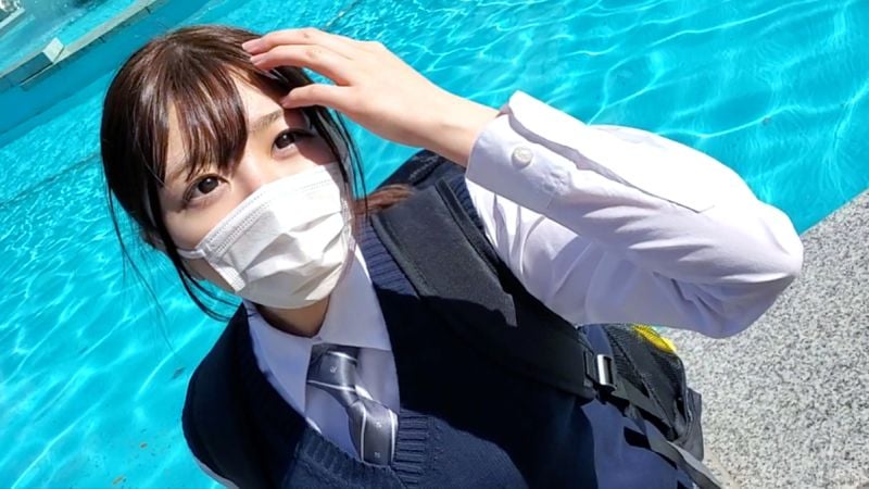 FC2-PPV-1848014 【无修正】纯粹无垢美少女接受了我的身体・・・对学生初次中出！！